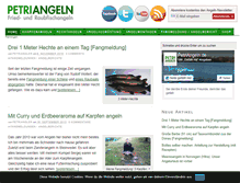 Tablet Screenshot of petriangeln.de